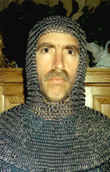 Chain Mail for Sale.  
Information and history of Chainmail.  Chainmaille Shirt, Coif, links, Instructions.  How to make Chainmail.