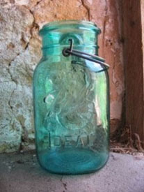 Antique Mason Jars