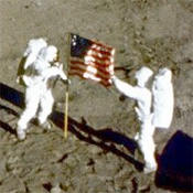 Was the Apollo Moon program just a 
big $30 billion fake filmed in Hollywood?  Some people have insisted the Apollo 11 moon landing was just a big hoax.  
Fake moon landing. Moon landing conspiracy.